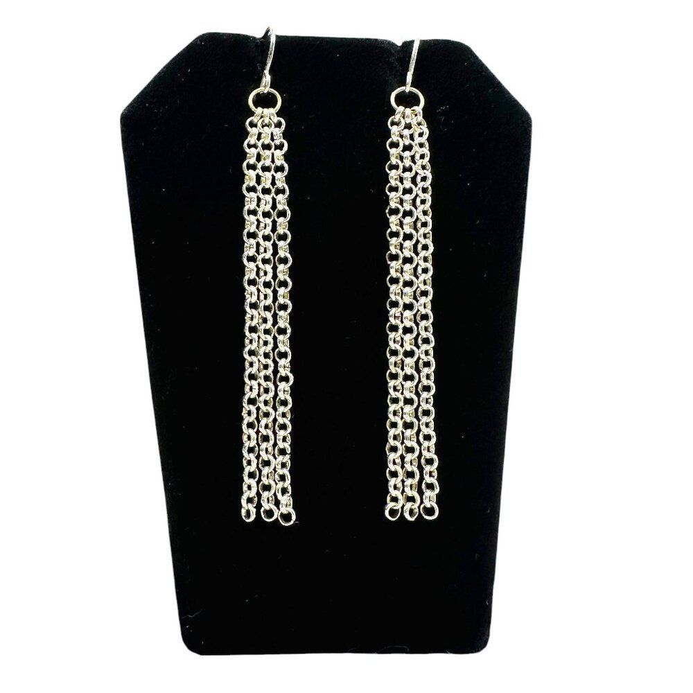 Silver Chain Dangles - Picture 2 of 4